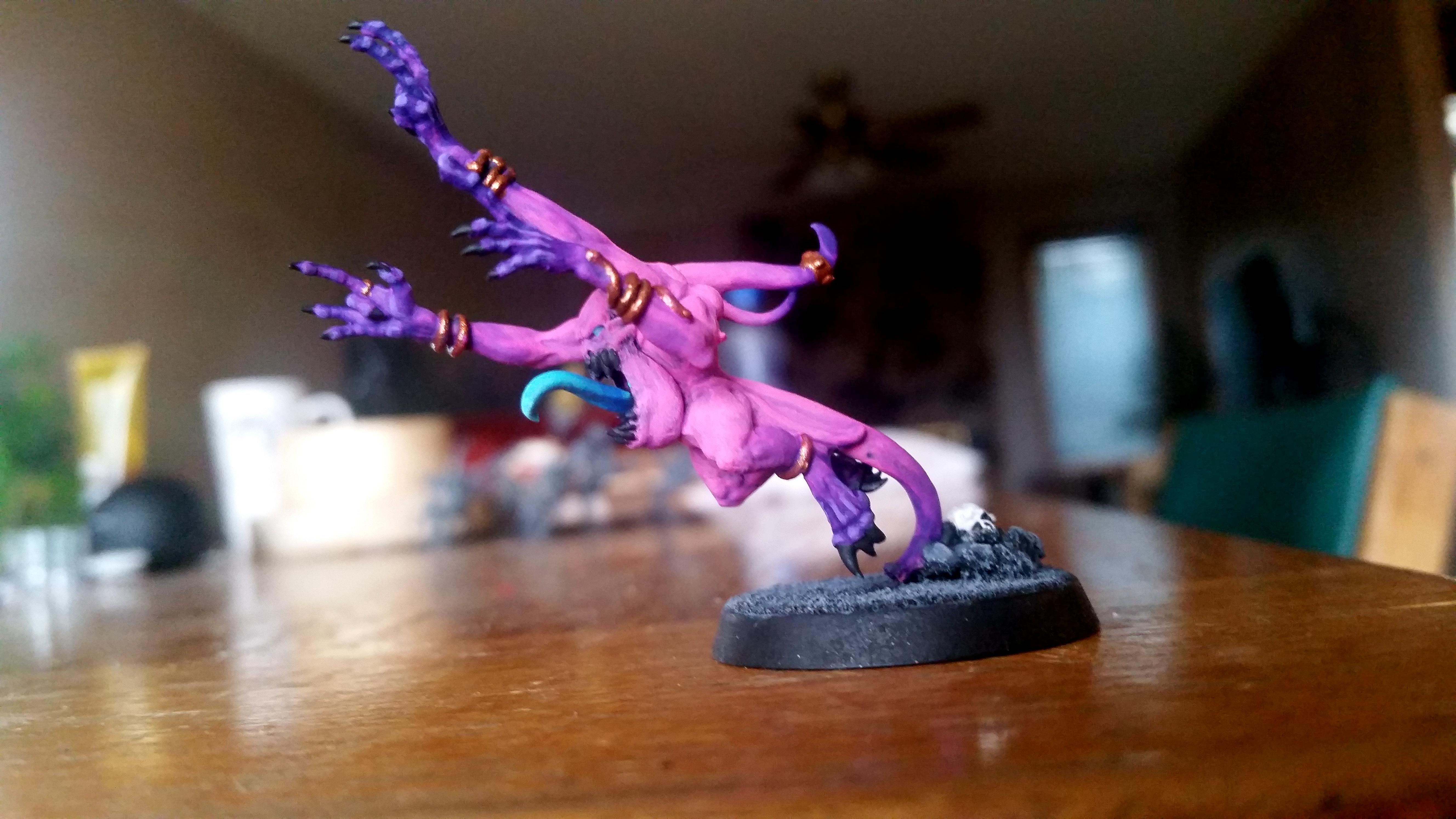 Chaos Daemons Pink Horror Tzeentch Work In Progress Gallery